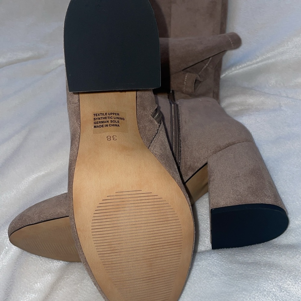 NWT Anthropologie Silent D ROSEMARY Boot in Taupe - Picture 12 of 12